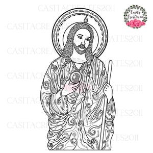 San Judas, San Judas PNG, SanJudas, SanJudas PNG, St. Jude, St. Jude PNG, Saint png, SantoPNG, Santo, Religious, Catholic, Catolico