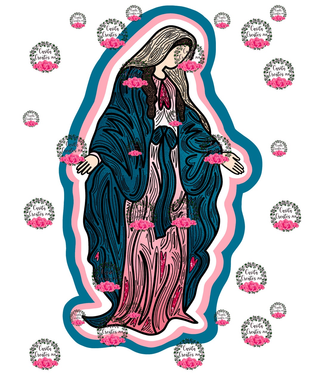 Virgen De Los Milagros Rosa, Virgen De Los Milagros Rosa PNG, Our Lady