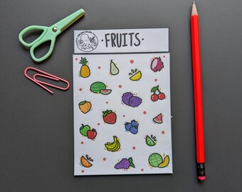 Assorted Fruits Sticker Sheet