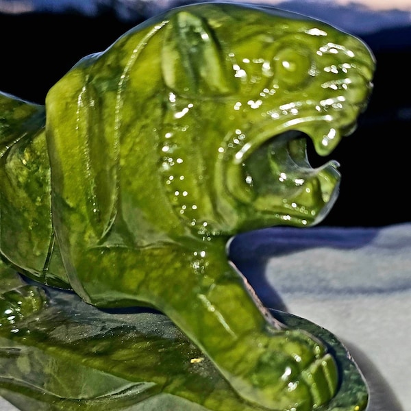 Tiger, Han Tang Dynasty style Jade carving.