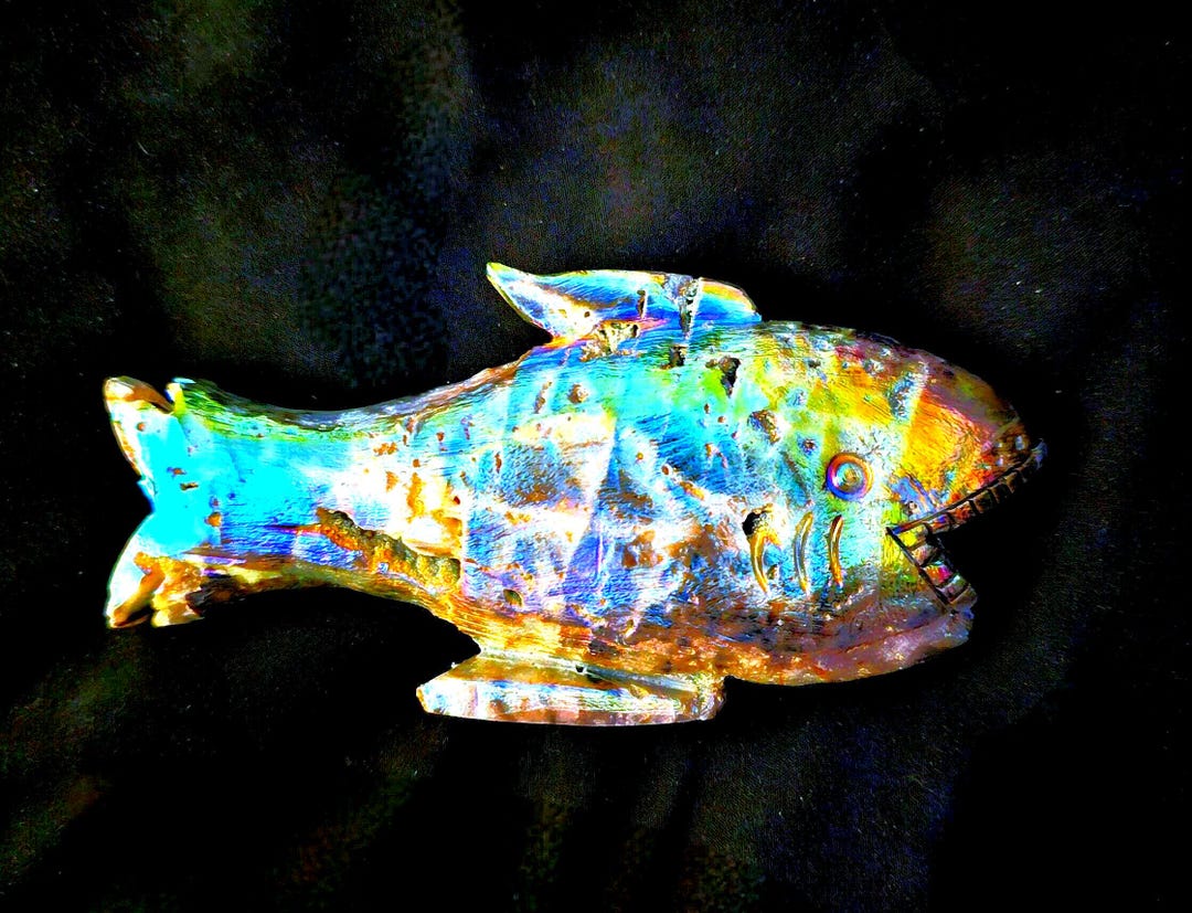 Hand-Carved Fish Miniature Wood Smoking Pipe - Premium Small Pipe From India 8 thumbnail image