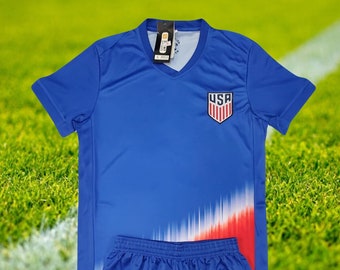 USA Kids Set, 2024 Uniforme para nino de la Selección de USA (Personalizado)