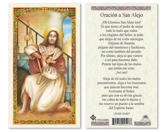 San Alejo Spanish | Prayer Card