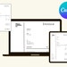 Minimalistic Fun Invoice Template - Etsy