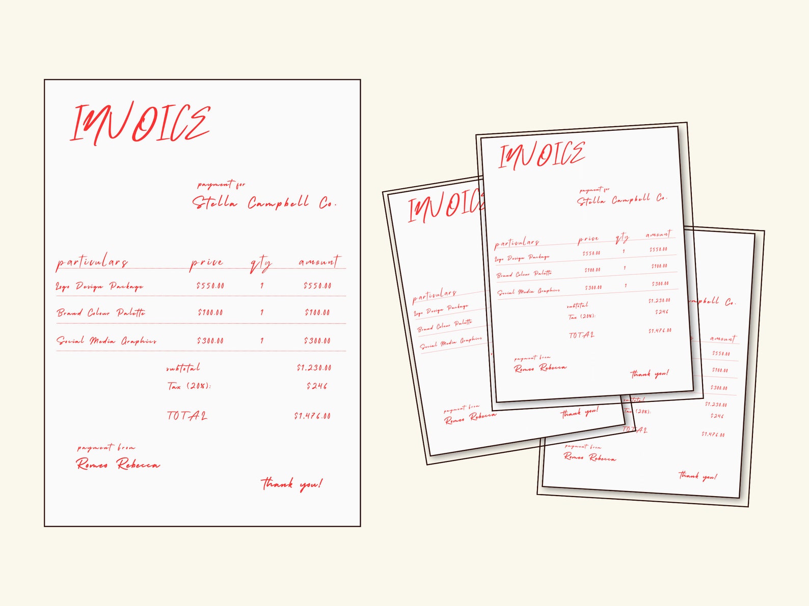 Handwritten Unique Graphic Designer, Filmmaker Freelancer, Creative ...