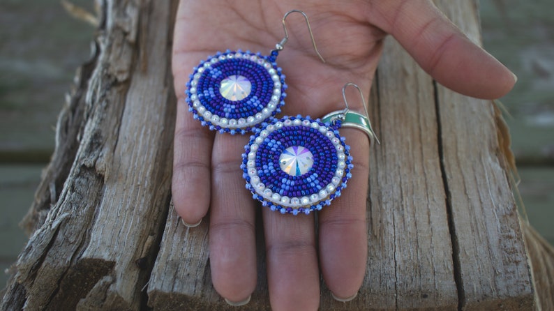 Beaded Dangle Earrings image 4