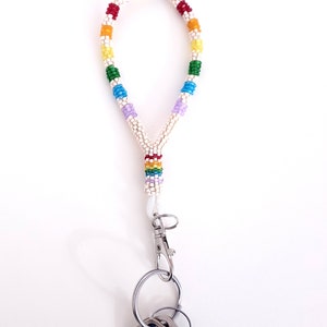 Beaded Wristlet Keychain