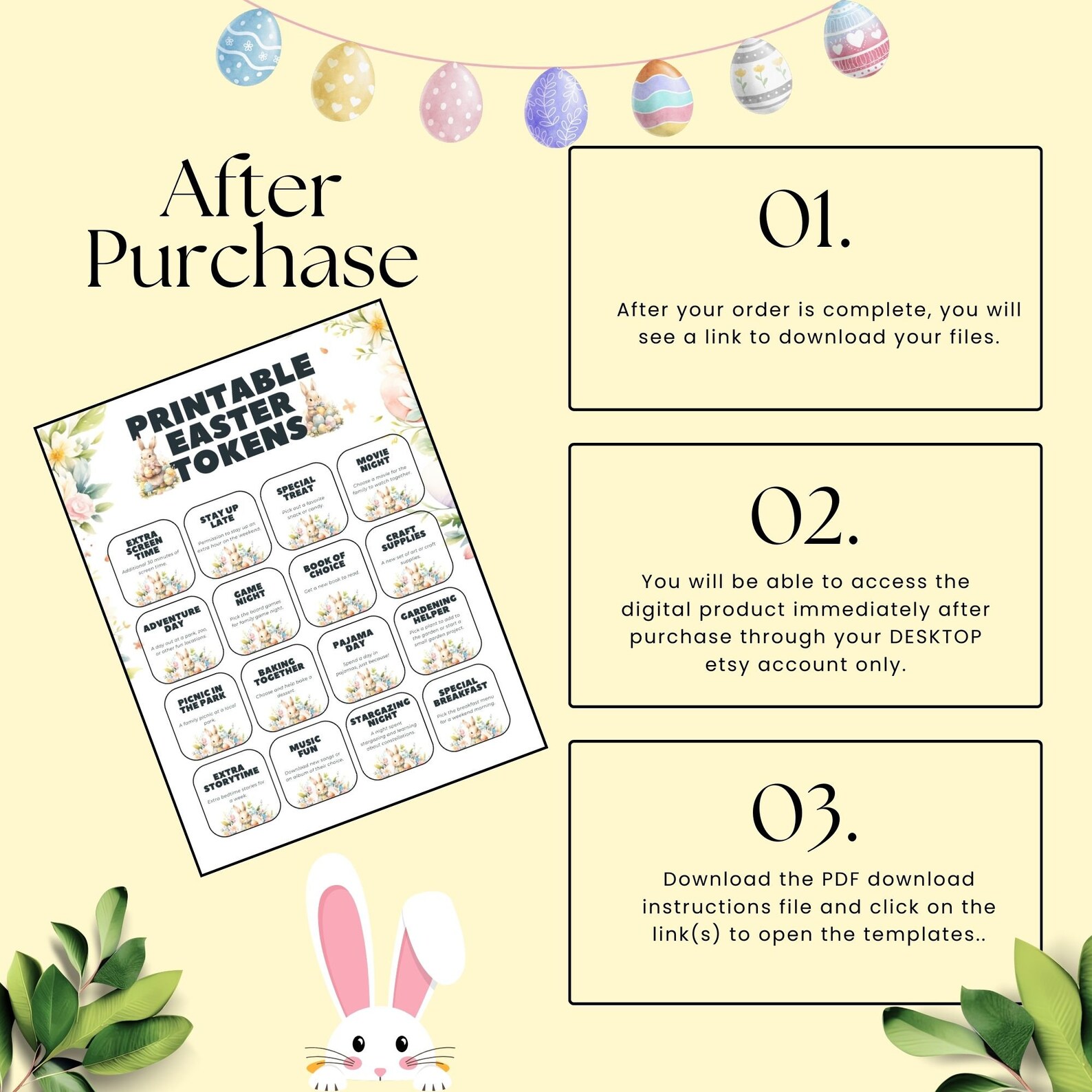 Printable Easter Tokens, Easter Games, Easter Fun, Easter Activities ...