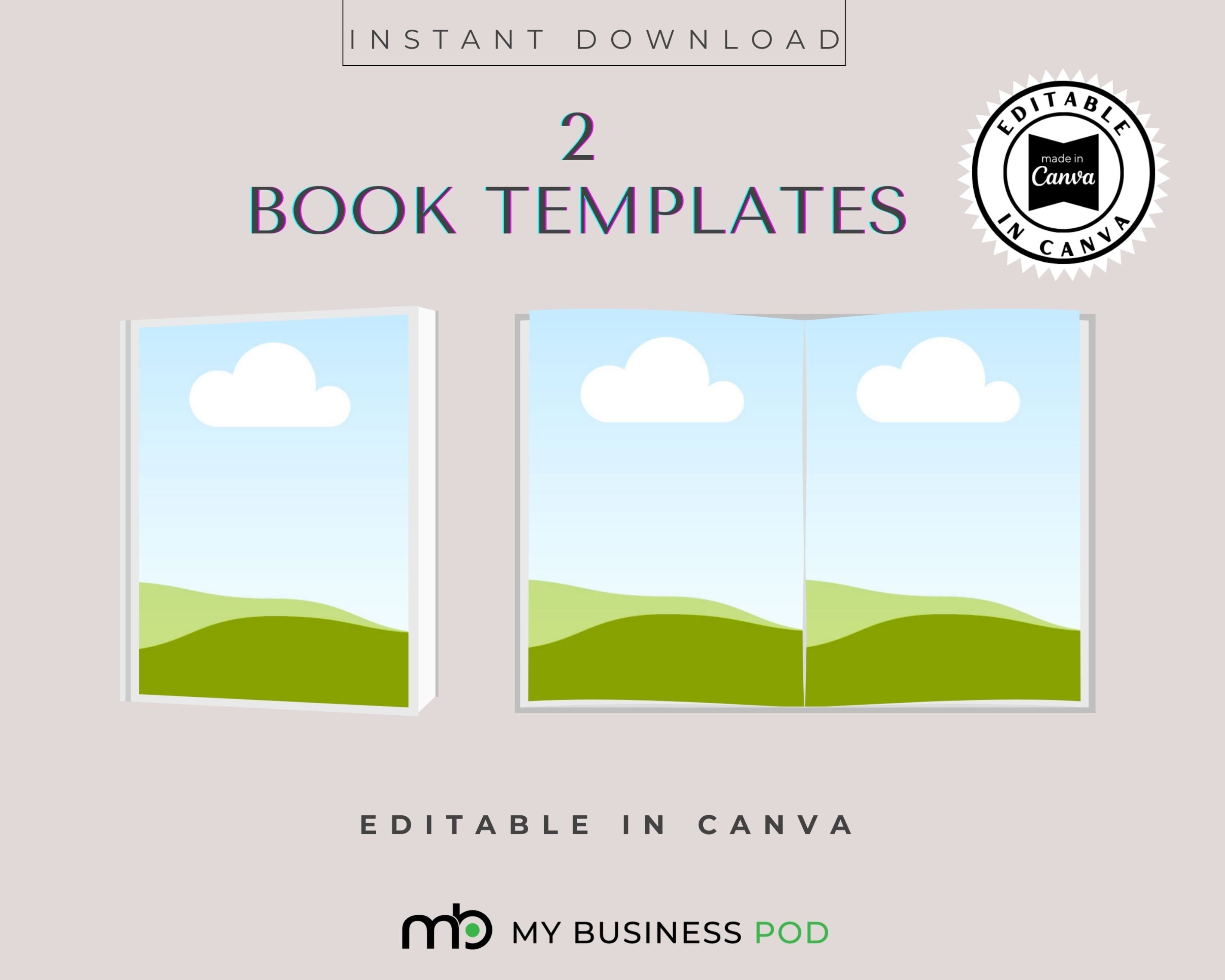 Book Template, Open Book Template, Canva Book and Open Book Template Book Template, Open Book Template, Canva Book and Open Book Template