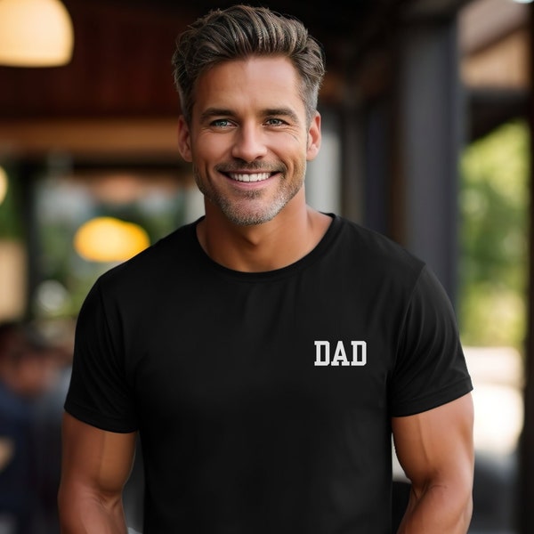 Custom Dad T-Shirt, gift for new dad, Father's day Shirt, Pregnancy announcement reveal idea, Daddy Shirt, Dad Life Shirt, Dada shirt