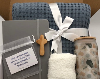 Cozy Hygge gift Box with blanket appreciation gift for new employee appreciation gift for woman birthday comfort care package thank you gift