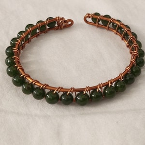 Jade Copper Bangle