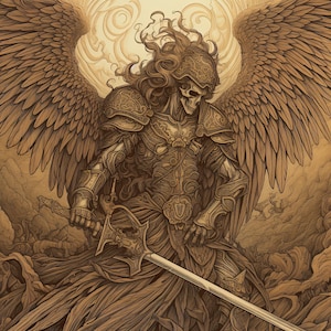 Angel of Death, Drawn Art Style, Digital Download