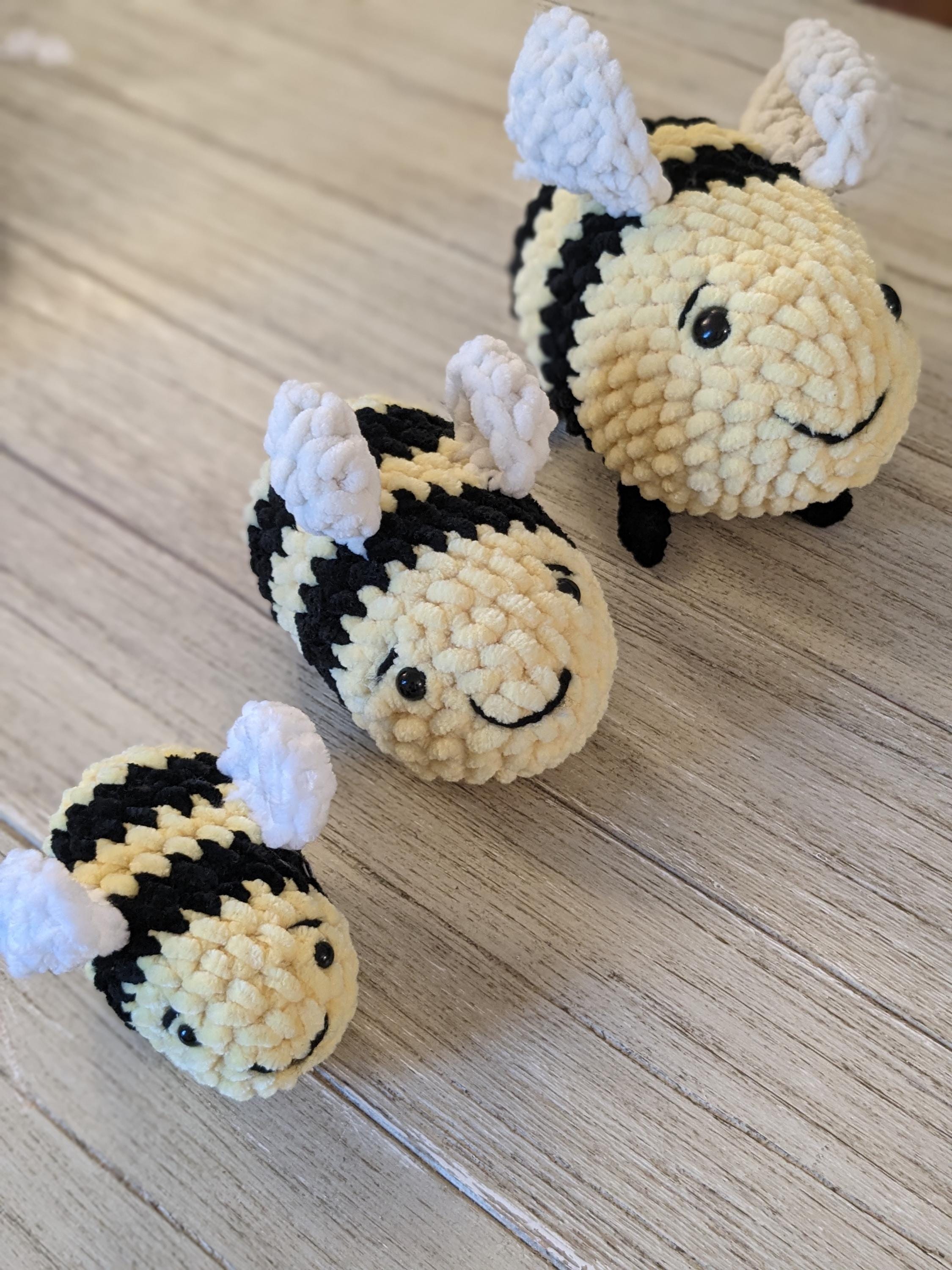 Polly The Bee Amigurumi Handmade Crochet Plushie Stuffed Animal Toy polly-the-bee-amigurumi-handmade-crochet-plushie-stuffed-animal-toy