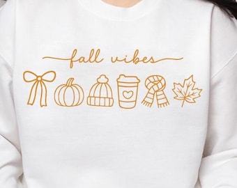 Cozy Fall SVG: Autumn Shirt Design, Halloween Graphic (Digital Download)