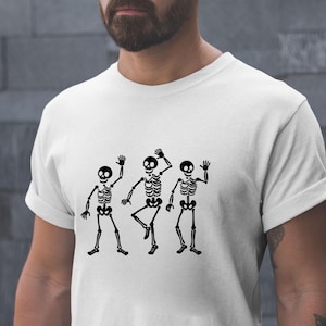 Anti-Trump skelett SVG PNG, rolig Halloween skelett skjorta design, läskig säsong kostym, Halloween godis Cricut Cut-fil, digital nedladdning bild 2
