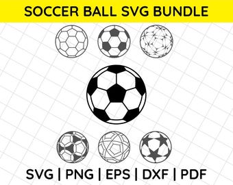Soccer Ball svg Bundle | Cricut Cut for Boys | Men and Female Soccer Players | Simple Soccer Ball png | Clipart Sublimation Tshirt Designs