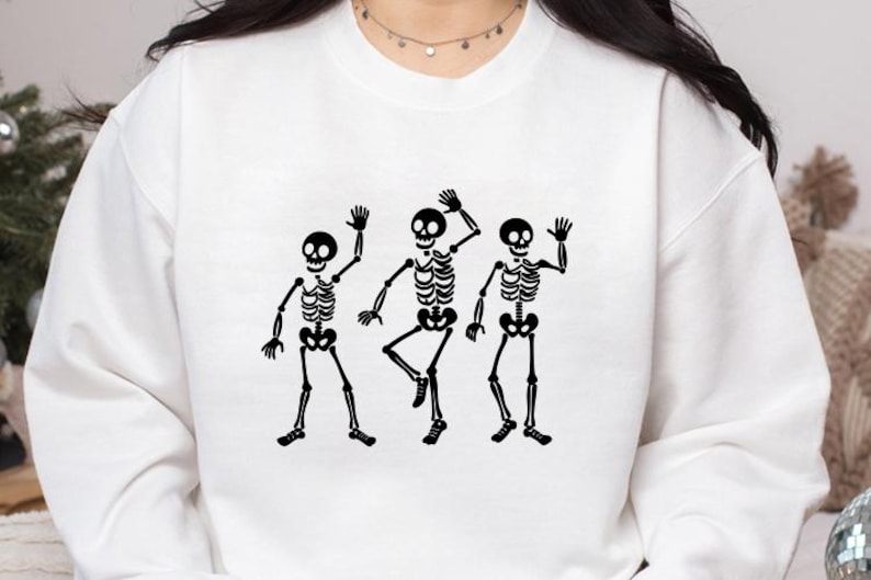 Anti-Trump skelett SVG PNG, rolig Halloween skelett skjorta design, läskig säsong kostym, Halloween godis Cricut Cut-fil, digital nedladdning bild 4
