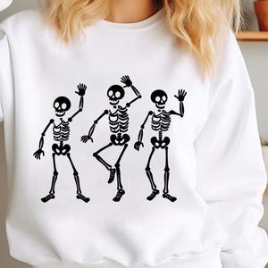 Anti-Trump skelett SVG PNG, rolig Halloween skelett skjorta design, läskig säsong kostym, Halloween godis Cricut Cut-fil, digital nedladdning bild 5