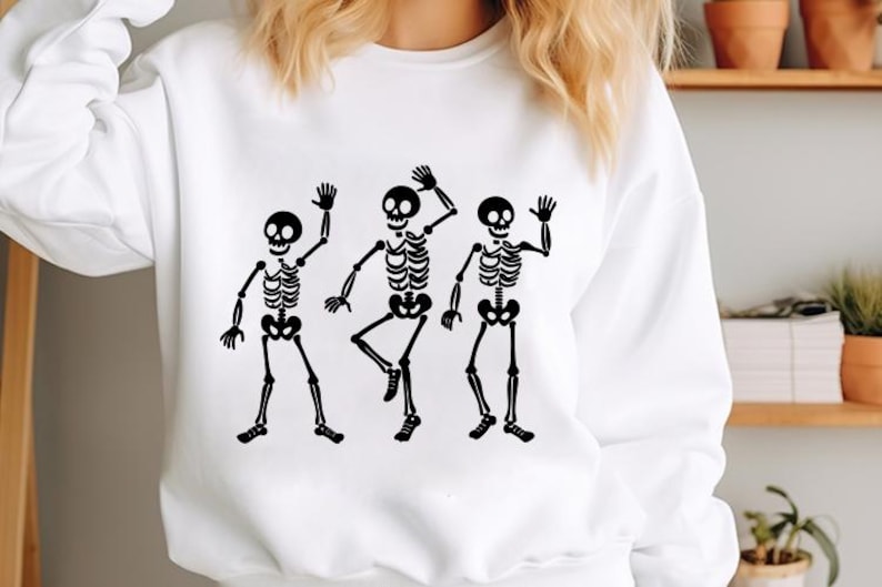 Anti-Trump skelett SVG PNG, rolig Halloween skelett skjorta design, läskig säsong kostym, Halloween godis Cricut Cut-fil, digital nedladdning bild 5