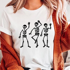 Anti-Trump skelett SVG PNG, rolig Halloween skelett skjorta design, läskig säsong kostym, Halloween godis Cricut Cut-fil, digital nedladdning bild 3