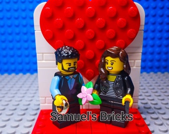 Celebrate Love Forever with a Custom Brick Love Heart Scene