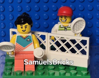 Tennis Love Custom Sports Bricks Scene