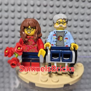 Scène personnalisée en fauteuil roulant avec amour