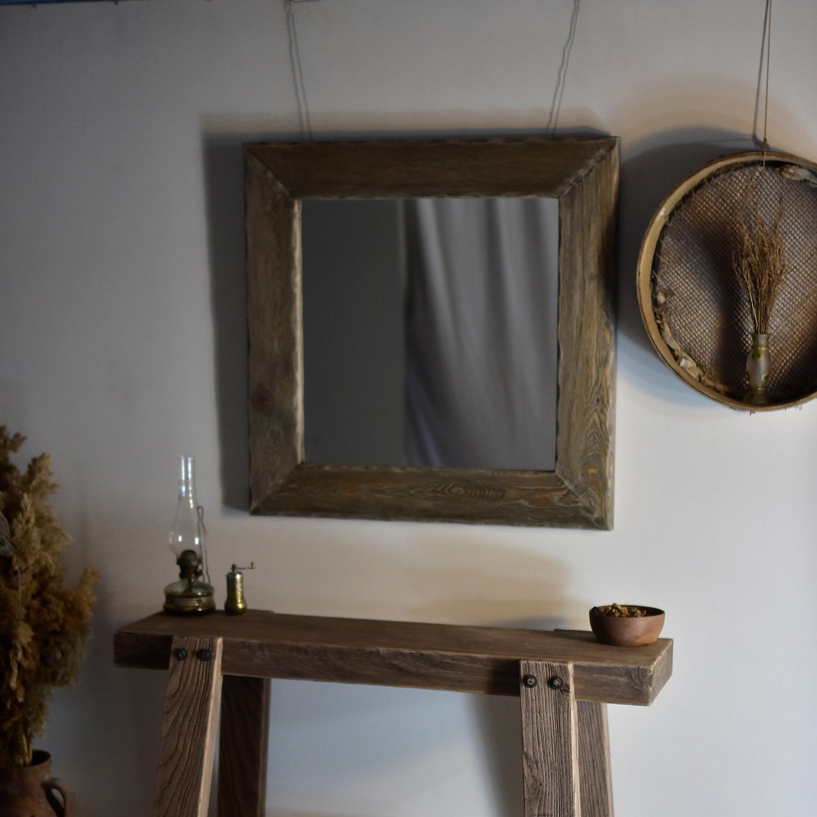 handmade-reclaimed-wood-mirror-rustic-farmhouse-decor-etsy