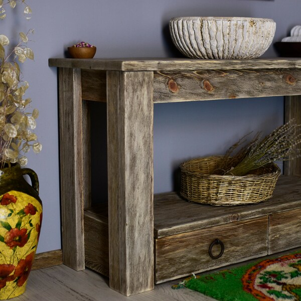 Floating Bathroom Vanity Rustic - Etsy