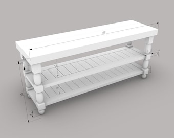 Badkamerkaptafel op maat, rustiek ontwerp, gemaakt van gerecycled hout