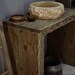 Rustic Bathroom Sink Vanity Reclaimed Wood Live Edge Vanities Sink ...