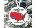 Donald Trump Election Results Map Ornament