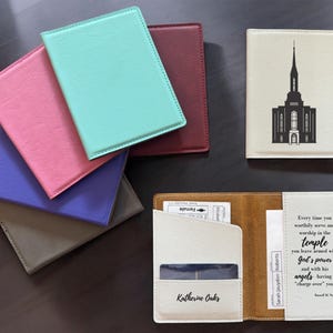 Personalized LDS Lindon Temple Recommend and Temple Ordinance Organizer