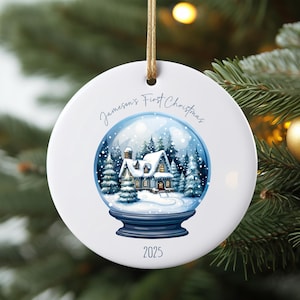 Baby’s First Christmas Ornament, Personalized Newborn Gift, Baby Boy or Girl Ornament