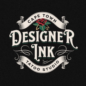 Custom Tattoo Design - Tattoo commission - logo Designs, Tattoo artist, Vintage tattoo logo template