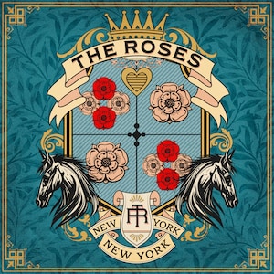 family crest coat of arms | the roses logo, custom logo design | family crest svg, png, jpg, Ai, eps, dxf, pdf