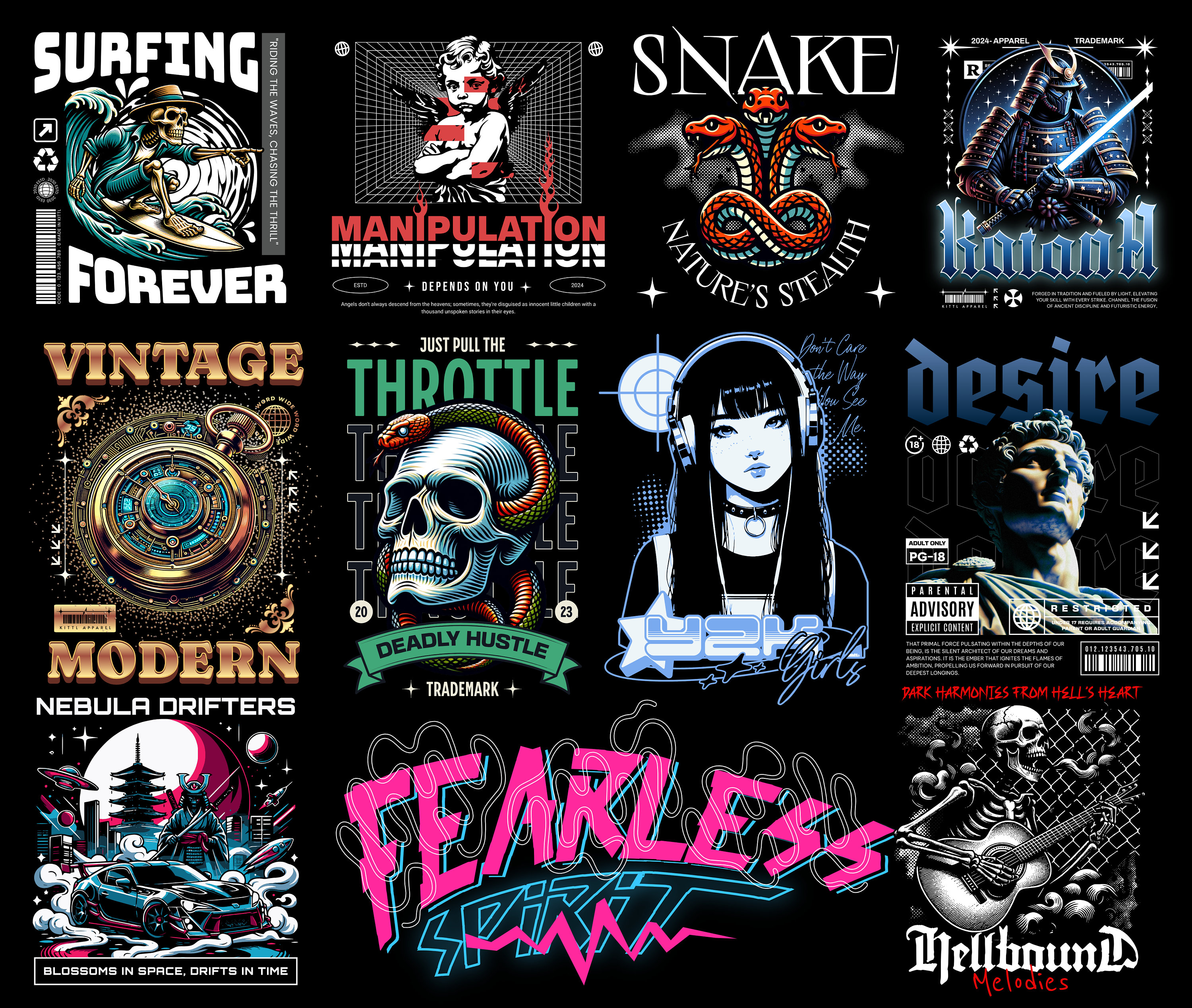 ★2024SS新作★SATUR★Smudged logo Artwork T-Shirt ☆2024SS新作☆SATUR☆Smudged logo Artwork T-Shirt (SATUR/T