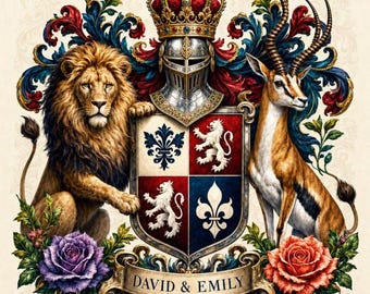Personalized Family Crest Design | Heraldic Emblem