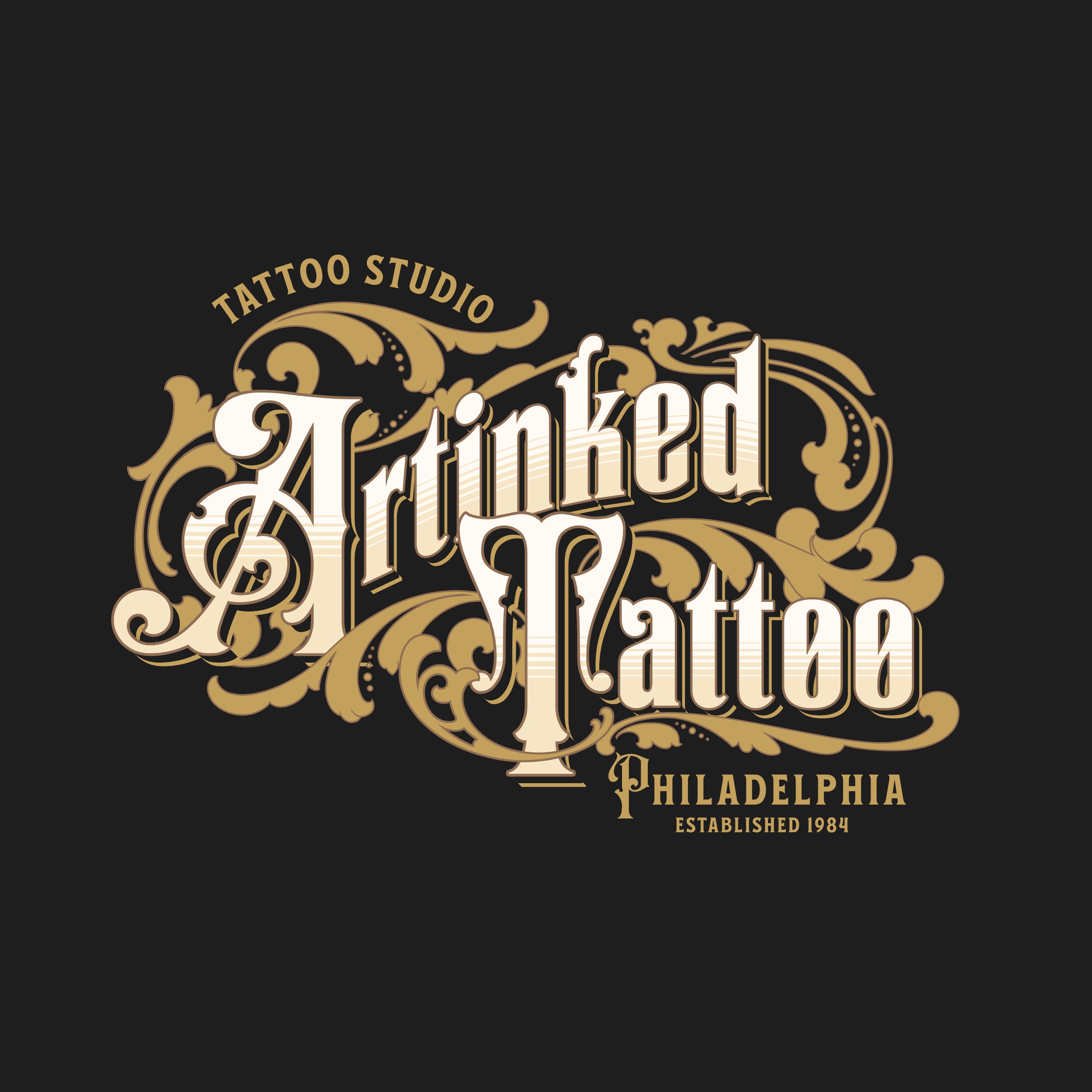 Custom Tattoo Design Tattoo Commission Logo Designs, Tattoo Artist, Vintage Tattoo Logo Template