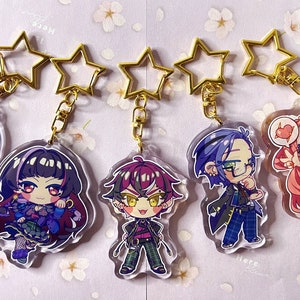 Nijisanji XSOLEIL 2in Double Sided Charms