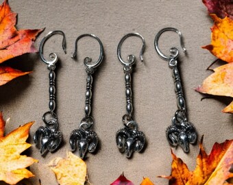 Petite Goat drop earrings