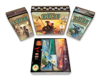 ReDesign Insert for 7 Wonders Duel with Pantheon & Agora Expansions