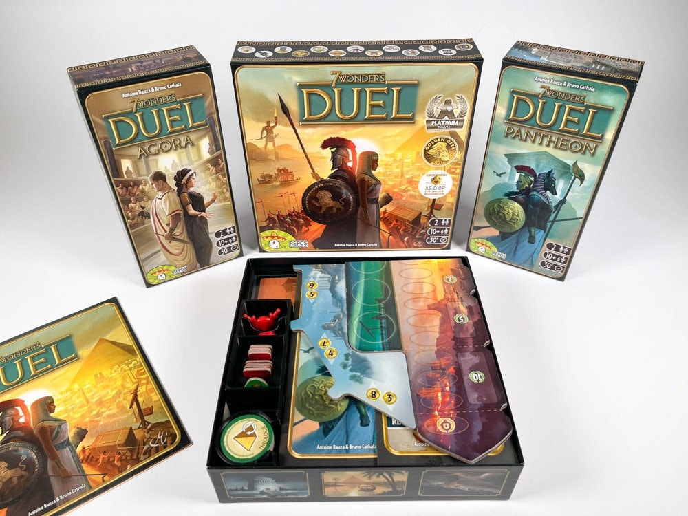 7 Wonders Duel & Pantheon セット Invoke the power of the gods with 7 Wonders Duel Pantheon
