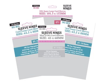 dune imperium card sleeve size Kings Sleeve Bundle: Each pack comes with 100 Common Standard sleeves that fit board game cards measuring up to 63x88 mm Dire Wolf Dune Imperium: The