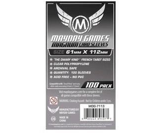 Mayday Games Card Sleeves MDG-7113 61 x 112 mm