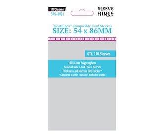 Sleeve Kings card sleeves SKS-8821 54 x 86 mm