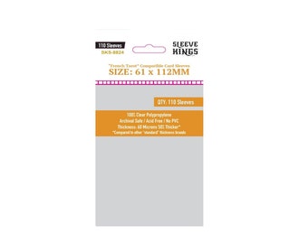 Sleeve Kings card sleeves SKS-8824 61 x 112 mm