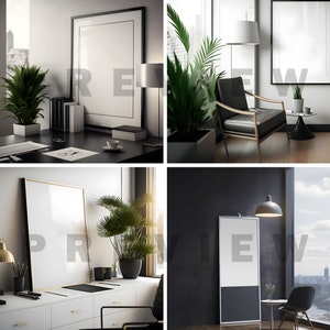 Office Photo Mock-up Bundle | PSD Smart Objects | PNG | Instant Download | Fast Editing | 16 Unique Images [Office Series]