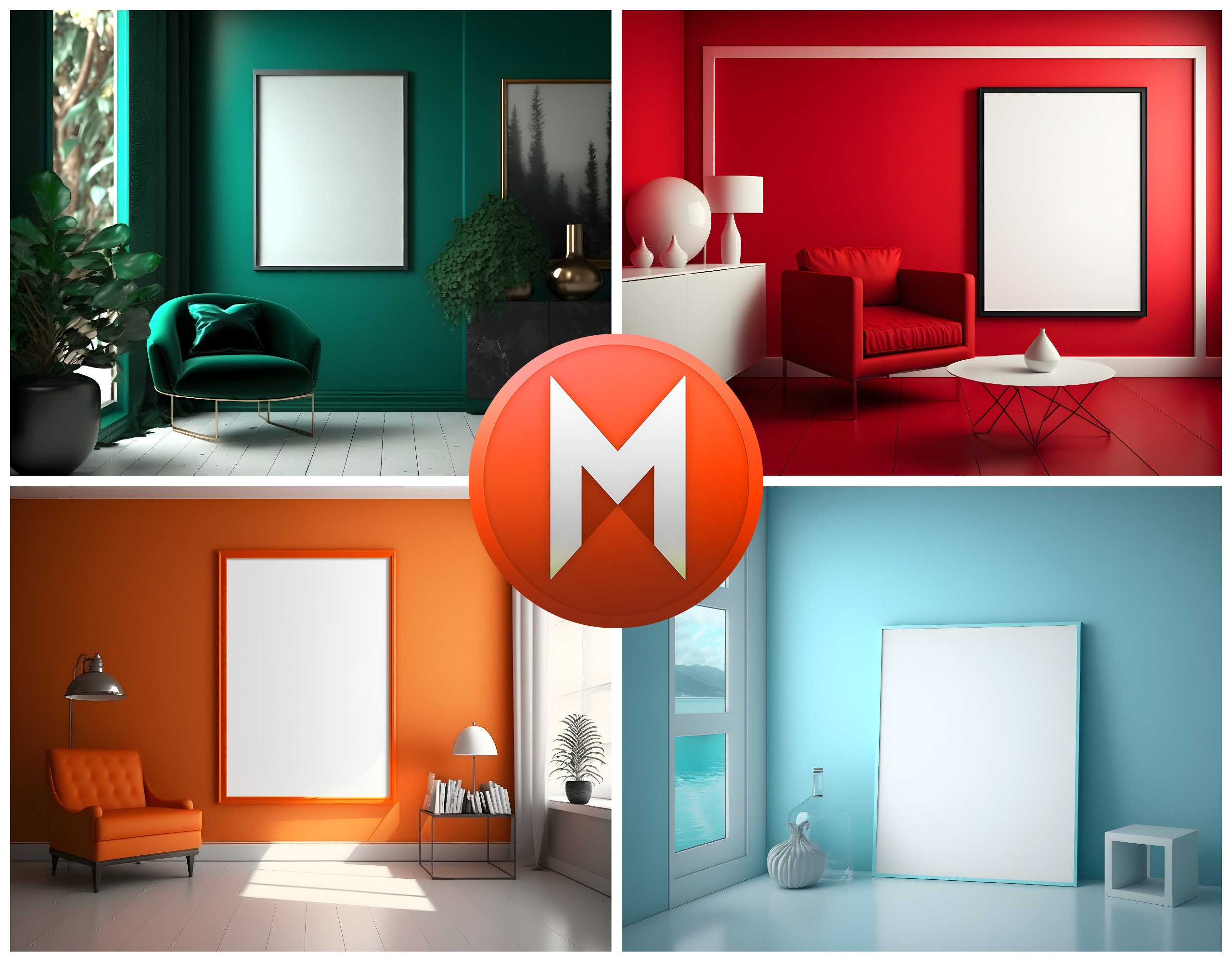 192 All Color PSD Photo Mockups Bundle | Instant Download | Smart ...